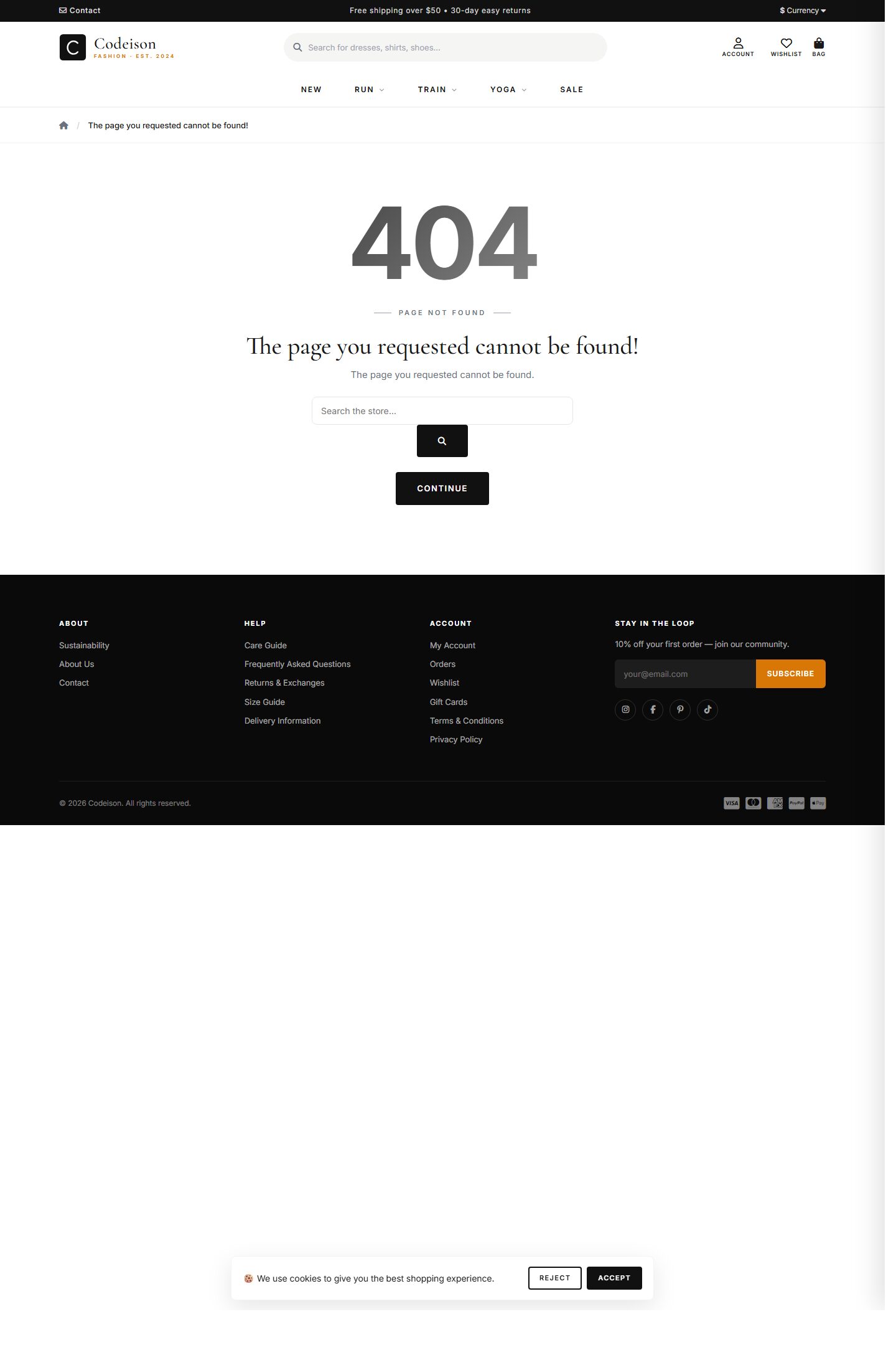 Athleisure Bold OpenCart 4 Theme - Classic Layout for Sportswear Stores screenshot 3
