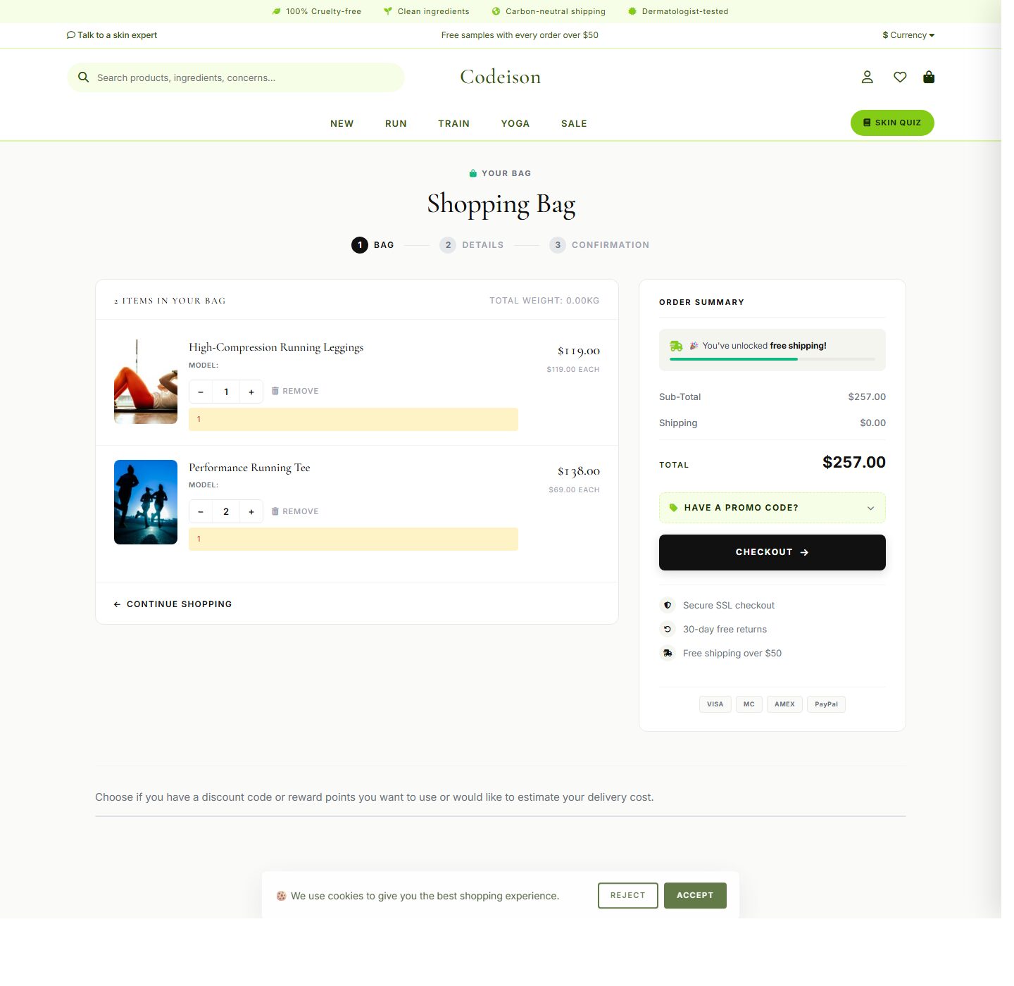 Sell Sportswear Online: Athleisure Bold OpenCart 4 Theme (Clean Layout) screenshot 4