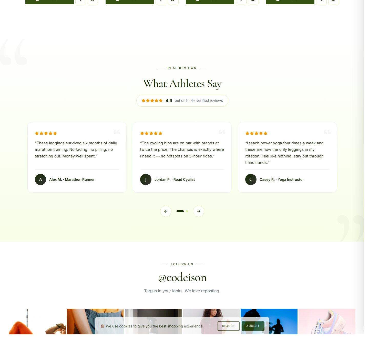 Sell Sportswear Online: Athleisure Bold OpenCart 4 Theme (Clean Layout) screenshot 5