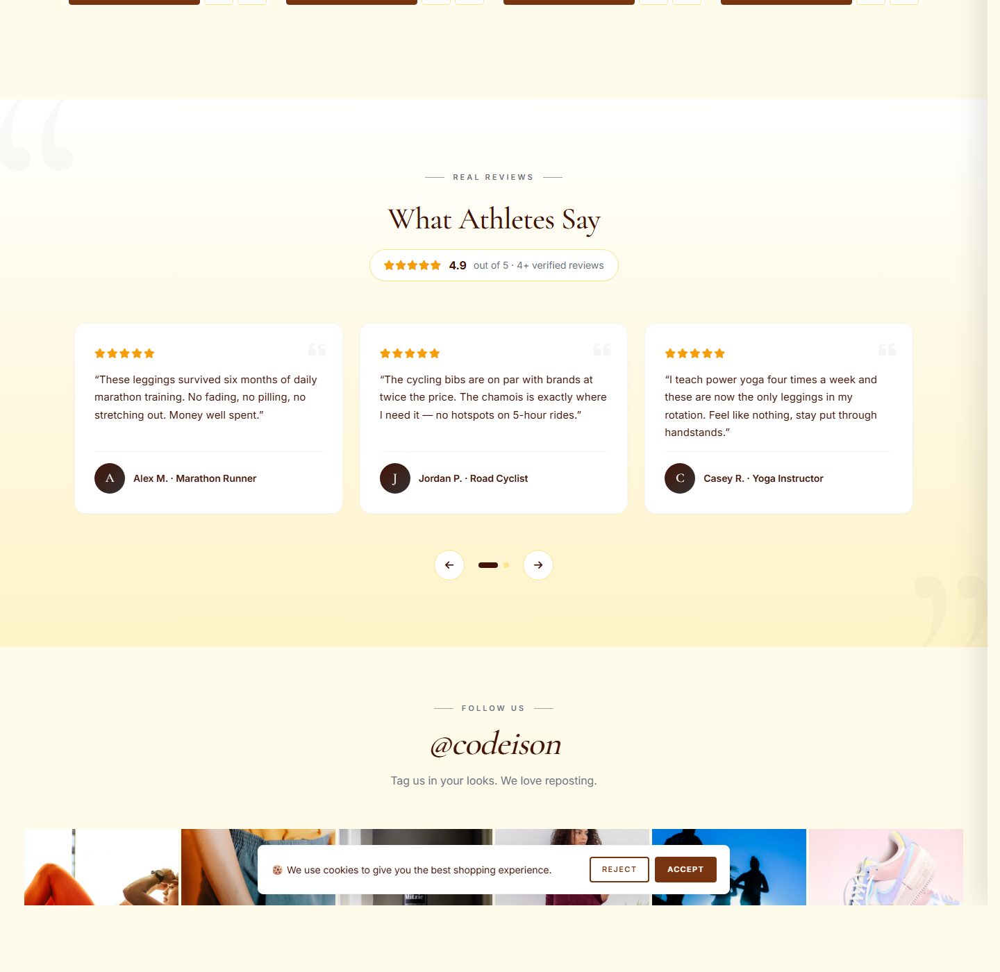 Editorial Sportswear Theme for OpenCart 4 - Athleisure Bold Edition screenshot 5