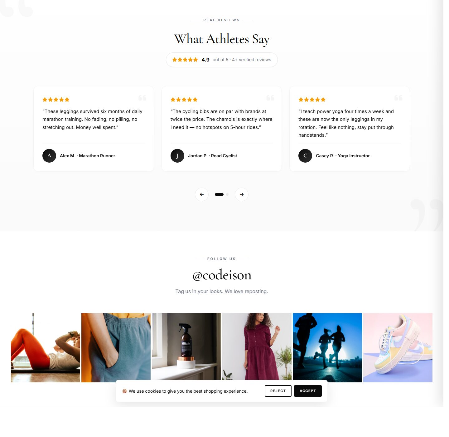Premium Sportswear Theme for OpenCart 4.1 | Athleisure Bold Modern screenshot 5