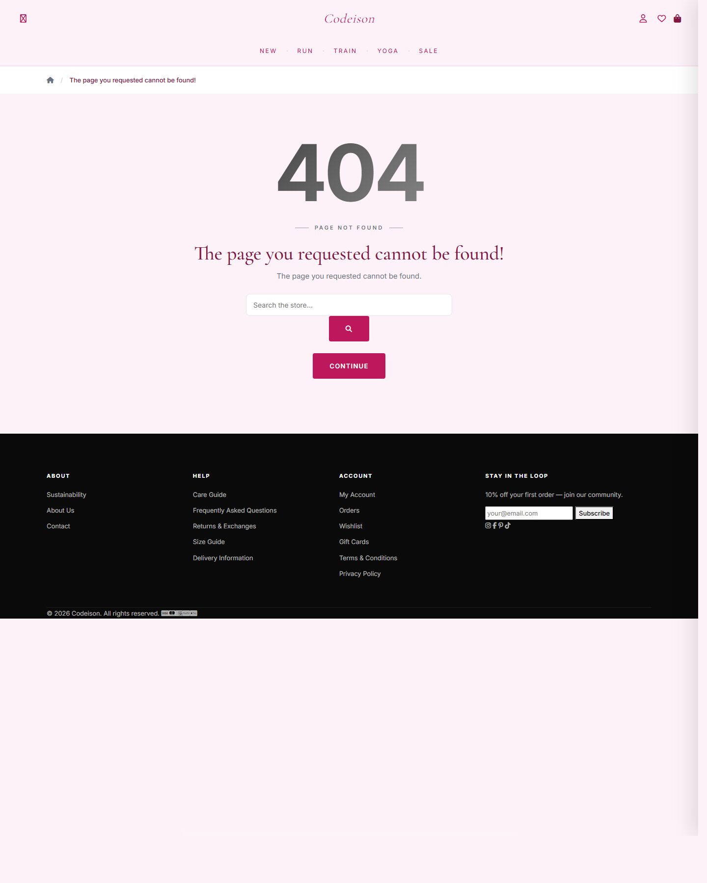 Sportswear Storefront Theme - Athleisure Bold/Soft for OpenCart 4 screenshot 2