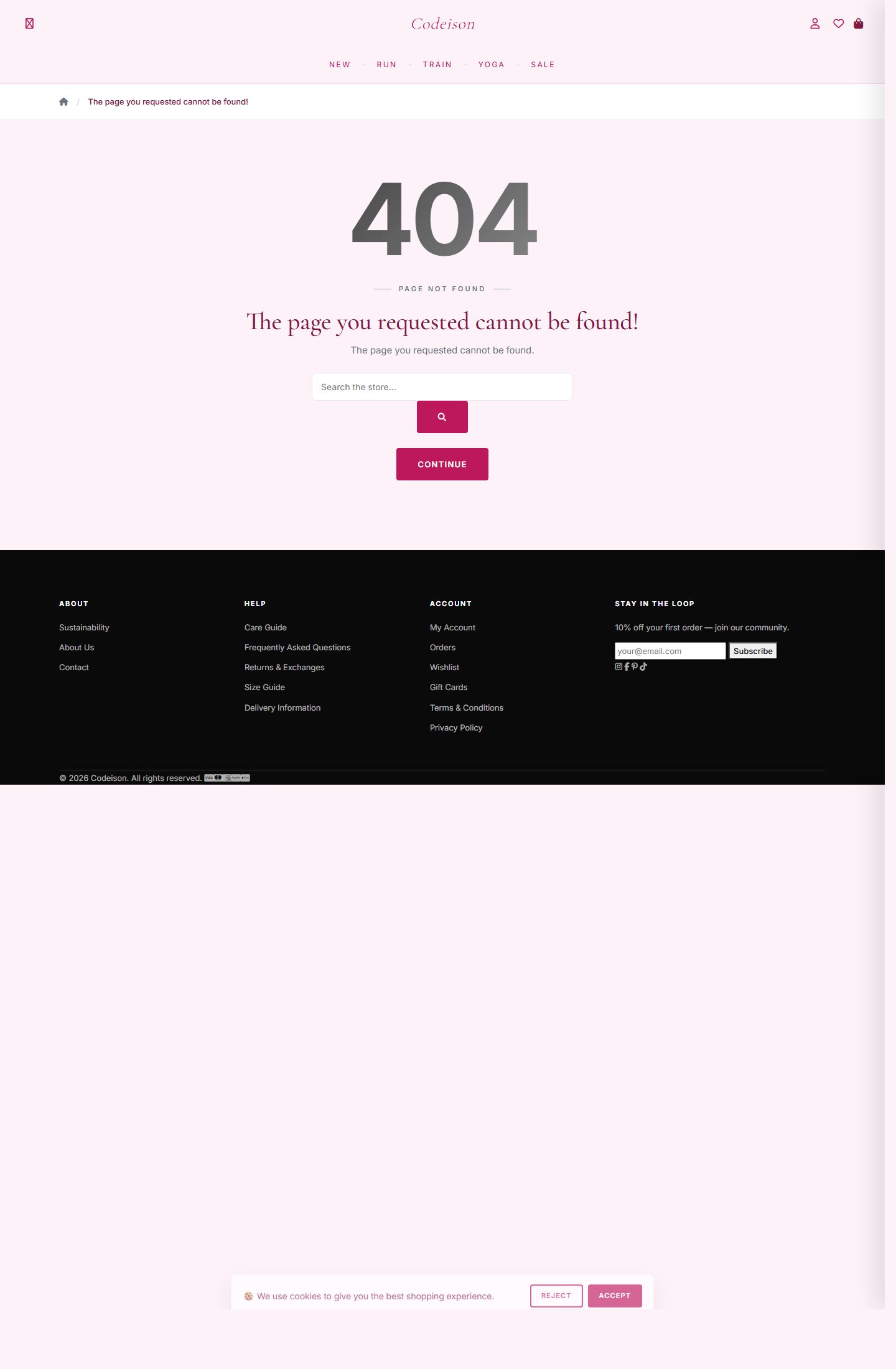 Sportswear Storefront Theme - Athleisure Bold/Soft for OpenCart 4 screenshot 3