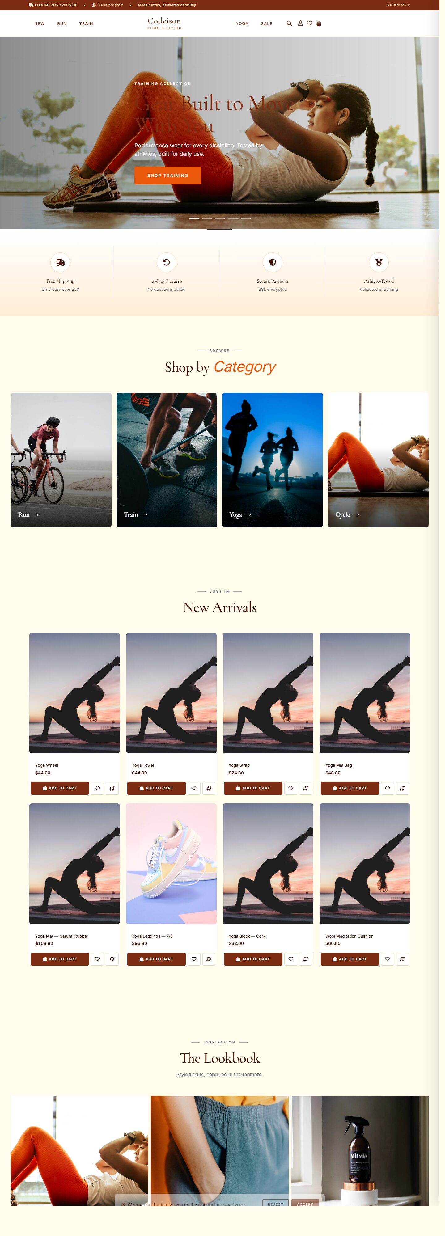 Warm-First OpenCart Theme for Sportswear Brands - Athleisure Bold