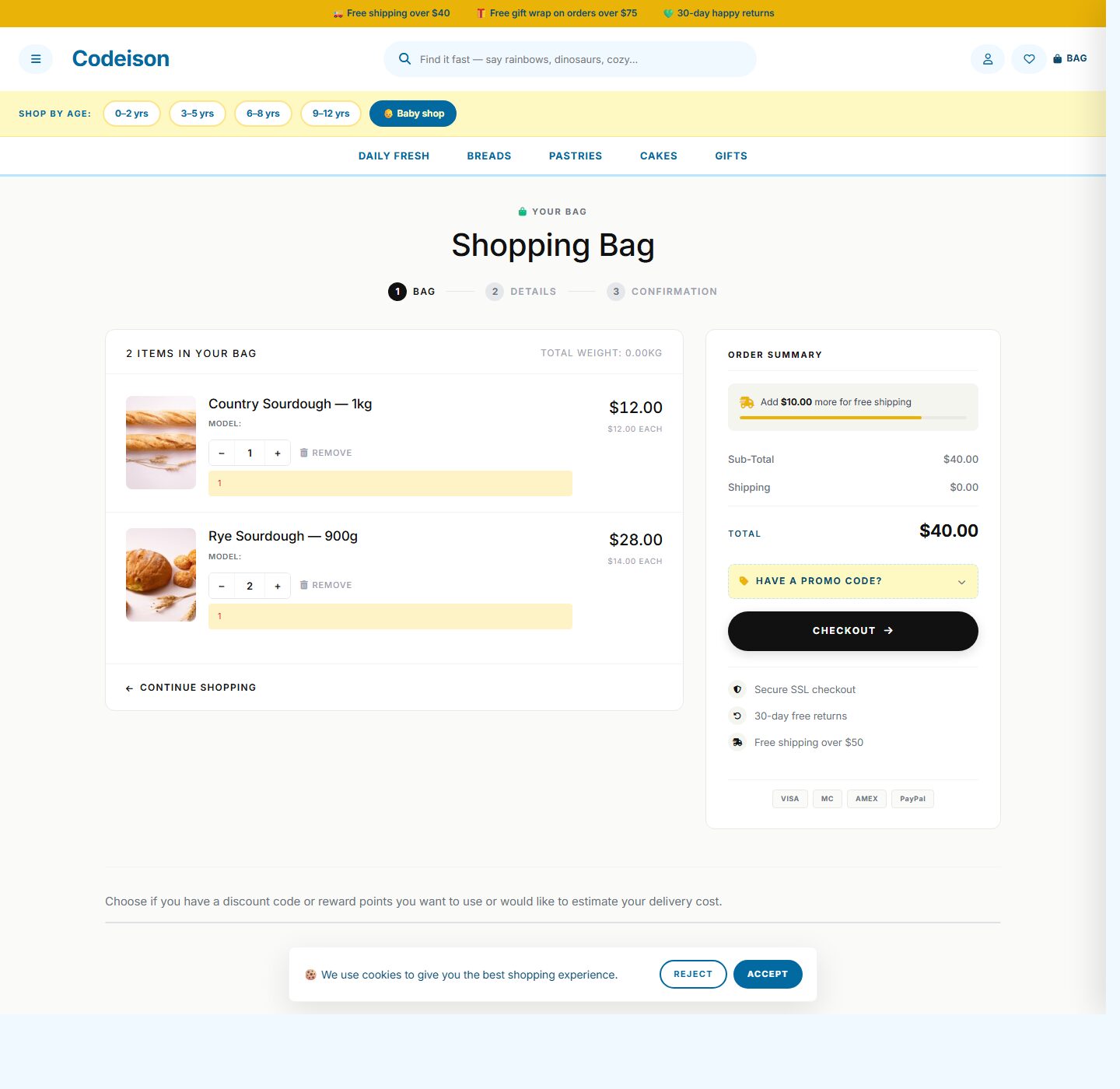 Bright Bakery Artisan: OpenCart 4 Theme Built for Food Growth screenshot 4