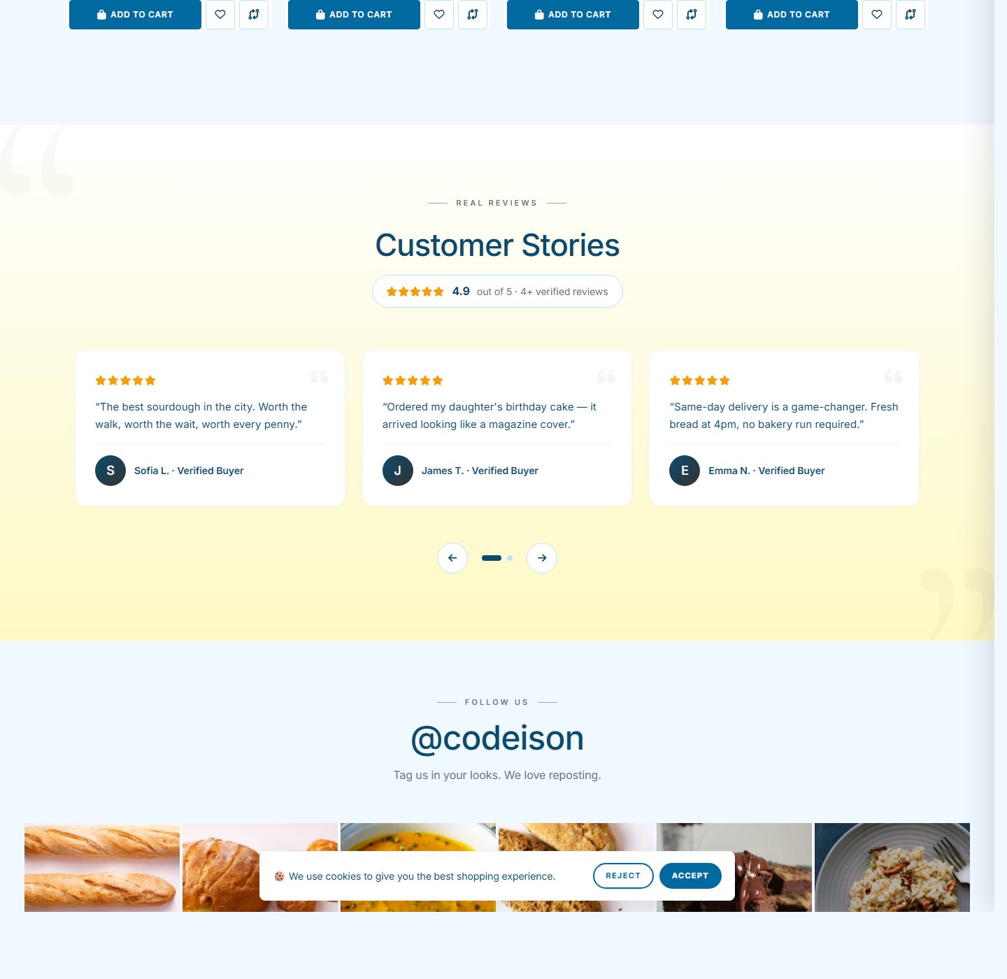 Bright Bakery Artisan: OpenCart 4 Theme Built for Food Growth screenshot 5