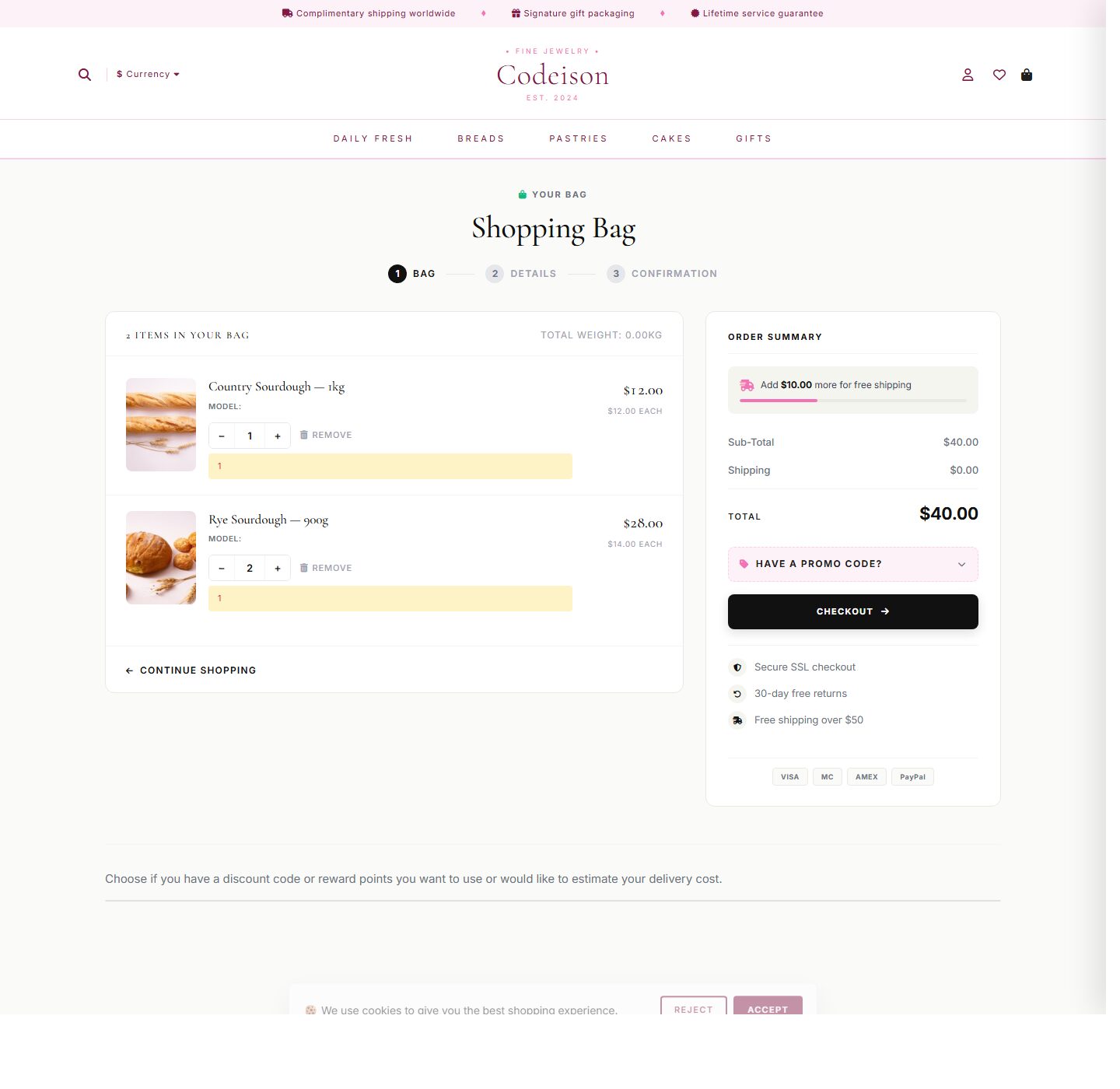 Launch a Food Store with Bakery Artisan - OpenCart 4 Luxe Theme screenshot 4