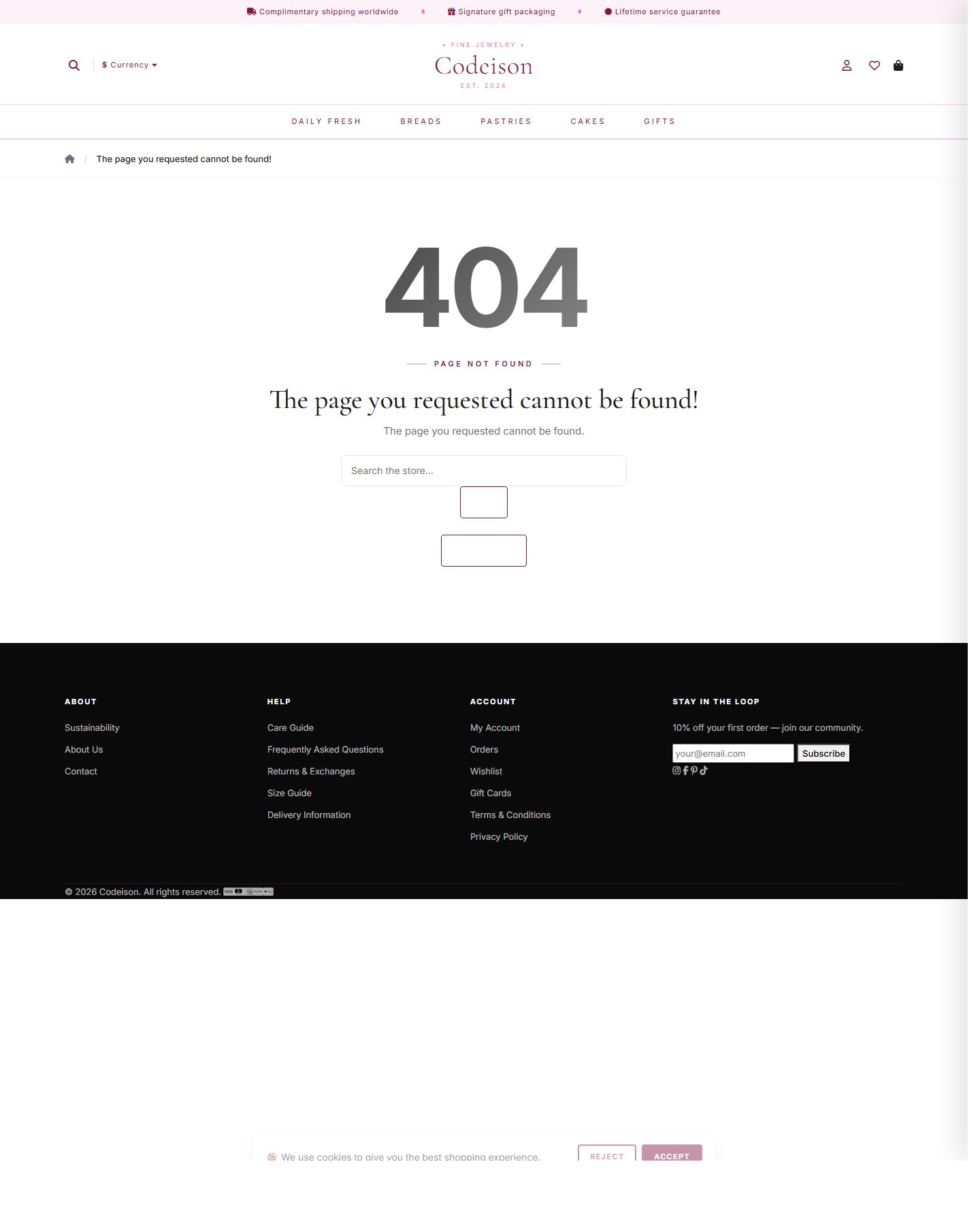 Launch a Food Store with Bakery Artisan - OpenCart 4 Luxe Theme screenshot 2