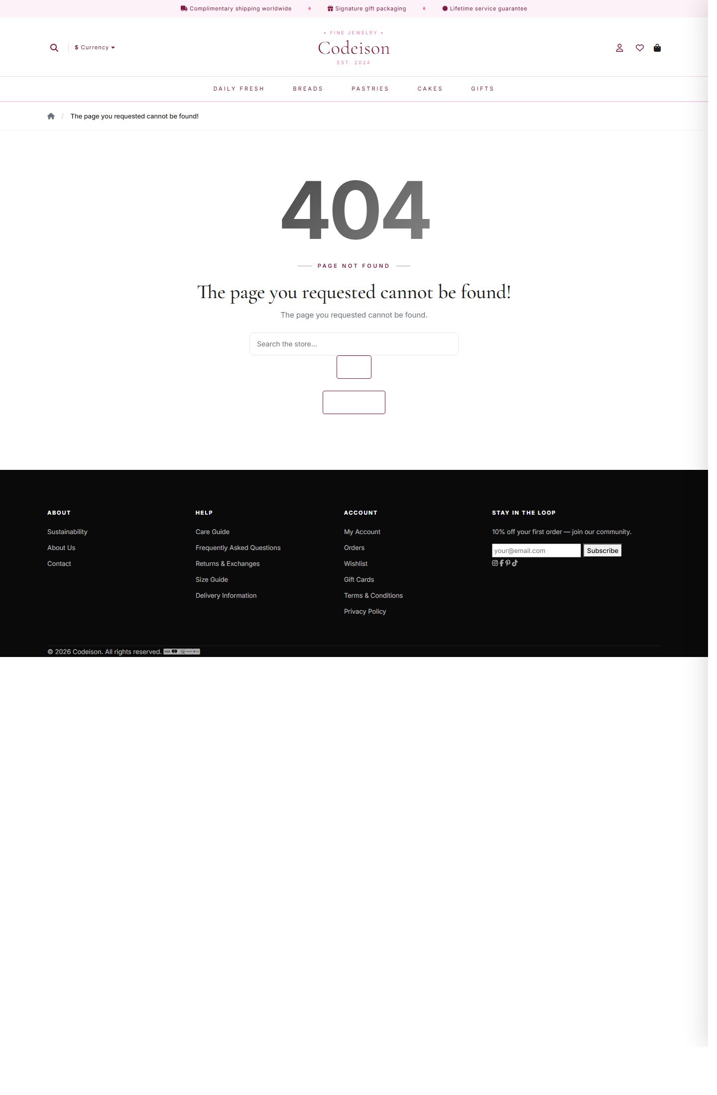 Launch a Food Store with Bakery Artisan - OpenCart 4 Luxe Theme screenshot 3