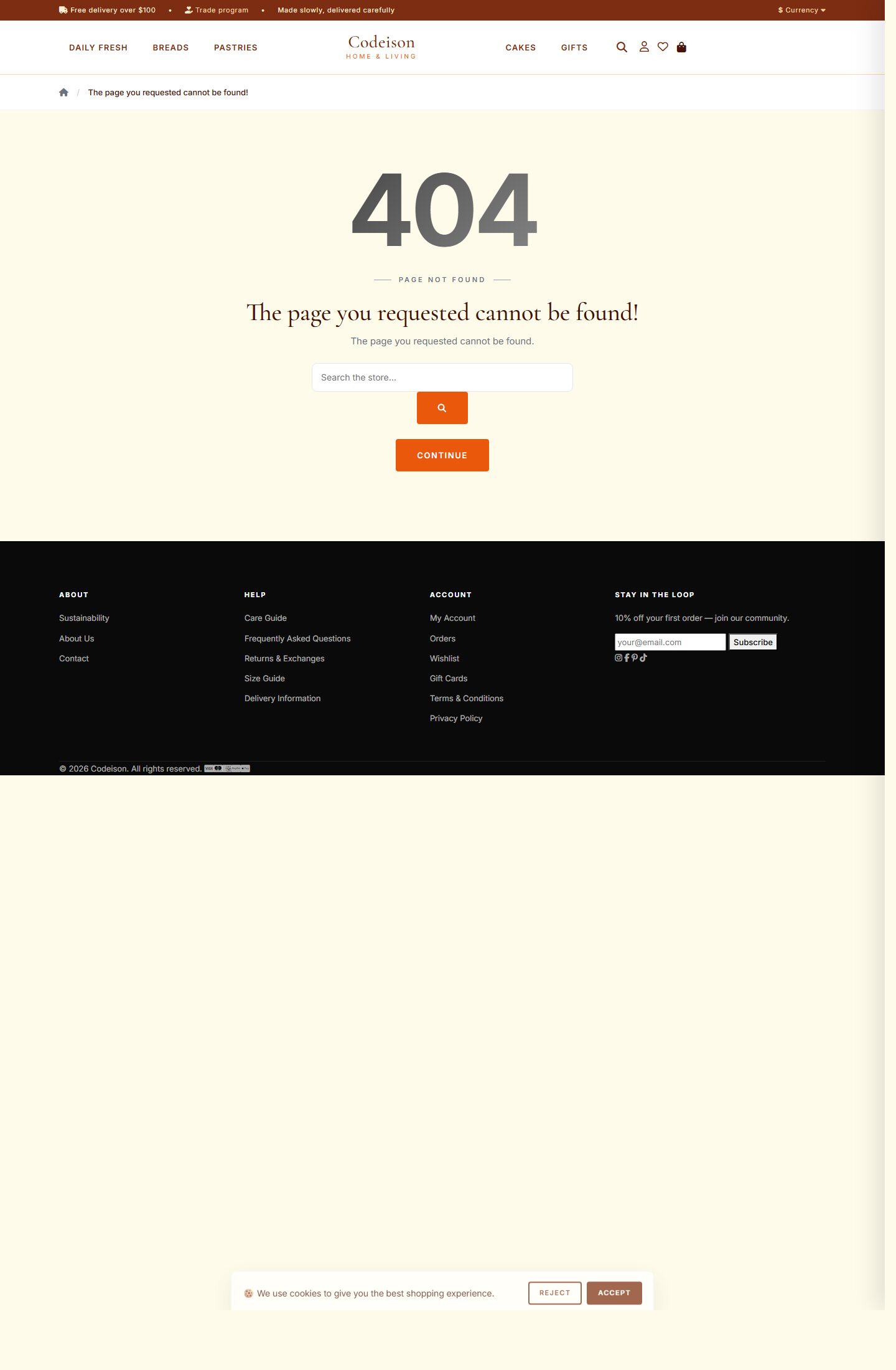 Conversion-Ready Food Theme - Bakery Artisan Warm Edition screenshot 3