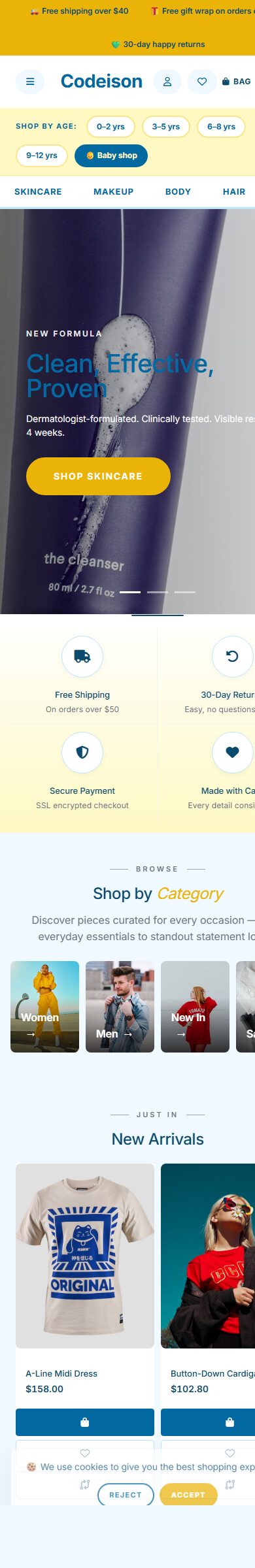Beauty Clean x Bright - Beauty OpenCart 4 Starter Theme screenshot 6