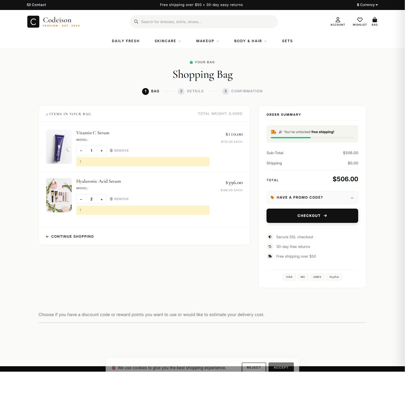Beauty Clean OpenCart 4 Theme - Classic Layout for Beauty Stores screenshot 4