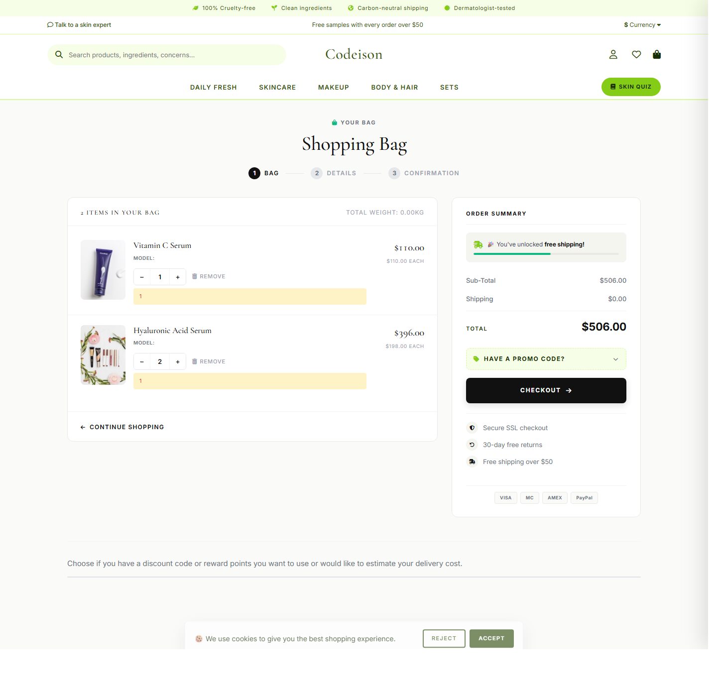 Sell Beauty Online: Beauty Clean OpenCart 4 Theme (Clean Layout) screenshot 4