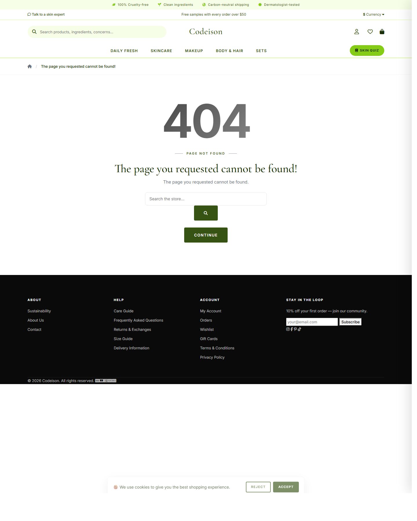 Sell Beauty Online: Beauty Clean OpenCart 4 Theme (Clean Layout) screenshot 2