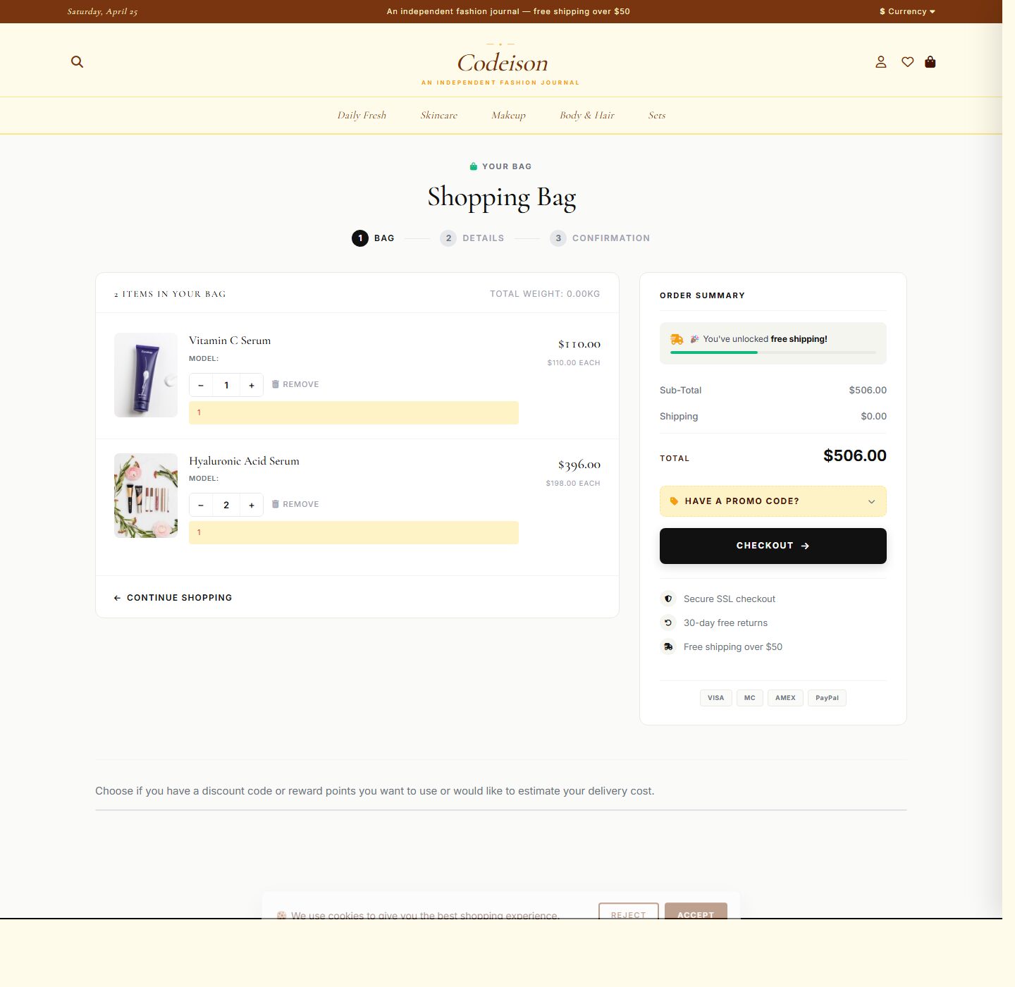 Editorial Beauty Theme for OpenCart 4 - Beauty Clean Edition screenshot 4