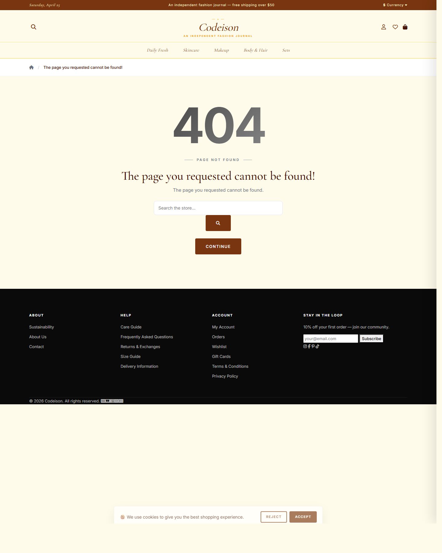 Editorial Beauty Theme for OpenCart 4 - Beauty Clean Edition screenshot 2