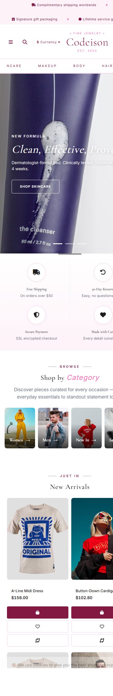 Beauty Clean: Luxe-Style OpenCart Theme for Modern Beauty screenshot 6
