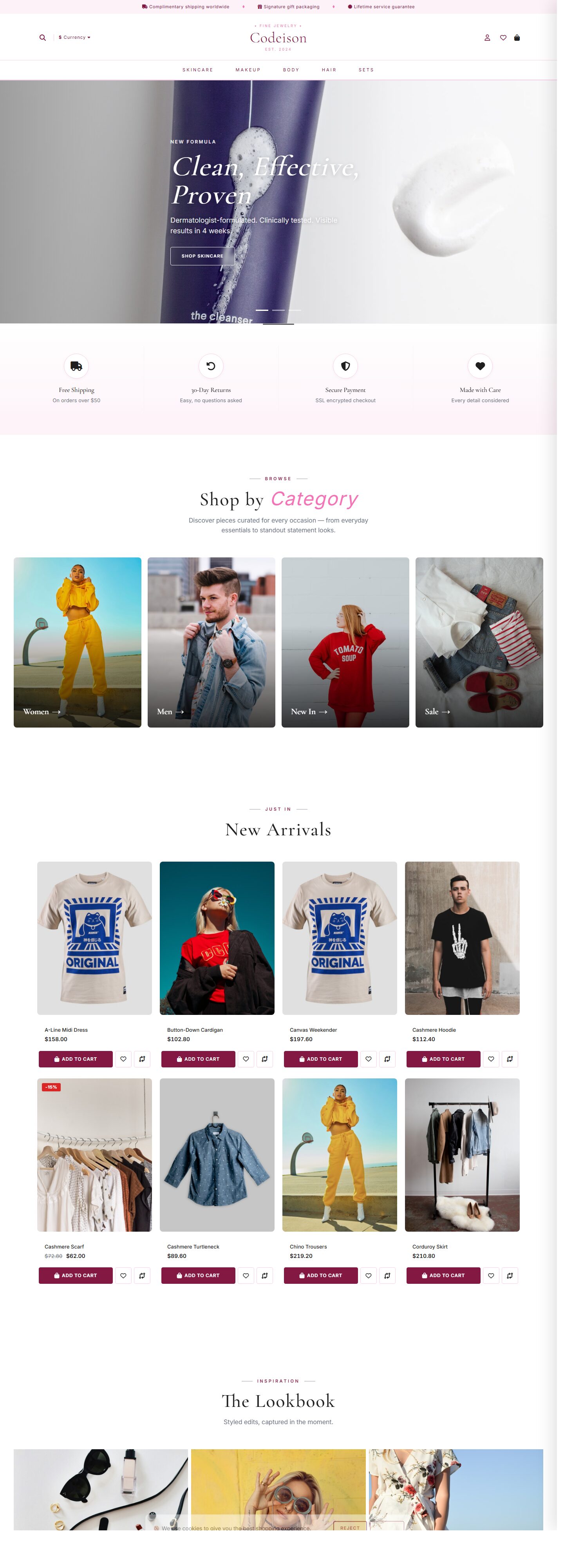 Beauty Clean: Luxe-Style OpenCart Theme for Modern Beauty