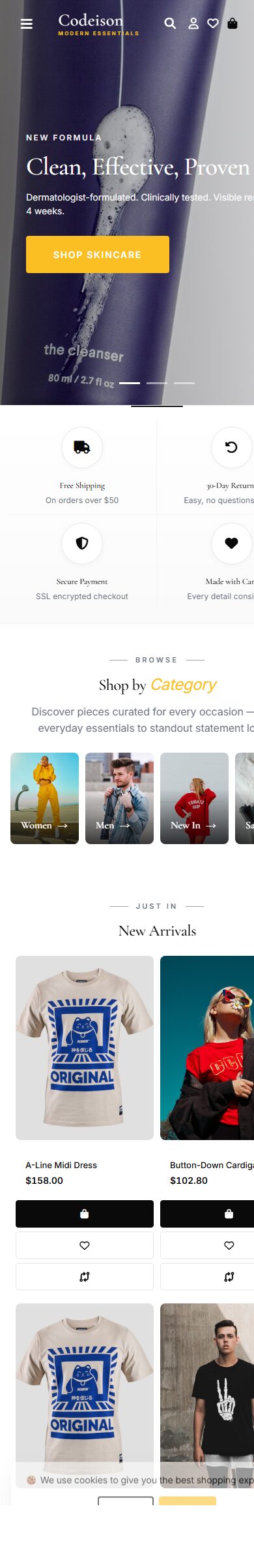 Premium Beauty Theme for OpenCart 4.1 | Beauty Clean Modern screenshot 6