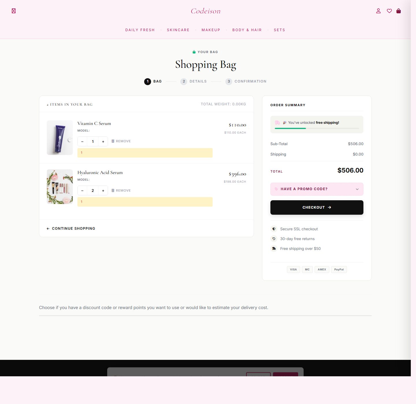 Beauty Storefront Theme - Beauty Clean/Soft for OpenCart 4 screenshot 4
