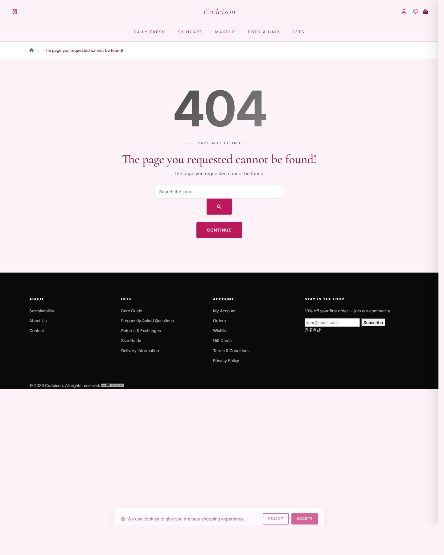 Beauty Storefront Theme - Beauty Clean/Soft for OpenCart 4 screenshot 2