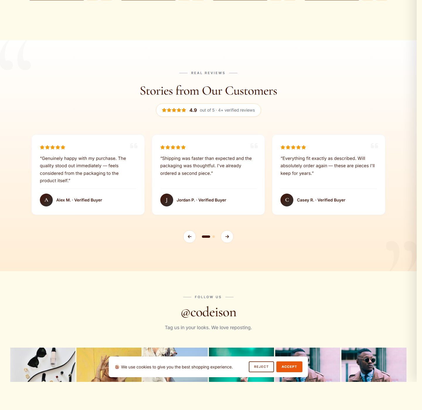 Warm-First OpenCart Theme for Beauty Brands - Beauty Clean screenshot 5
