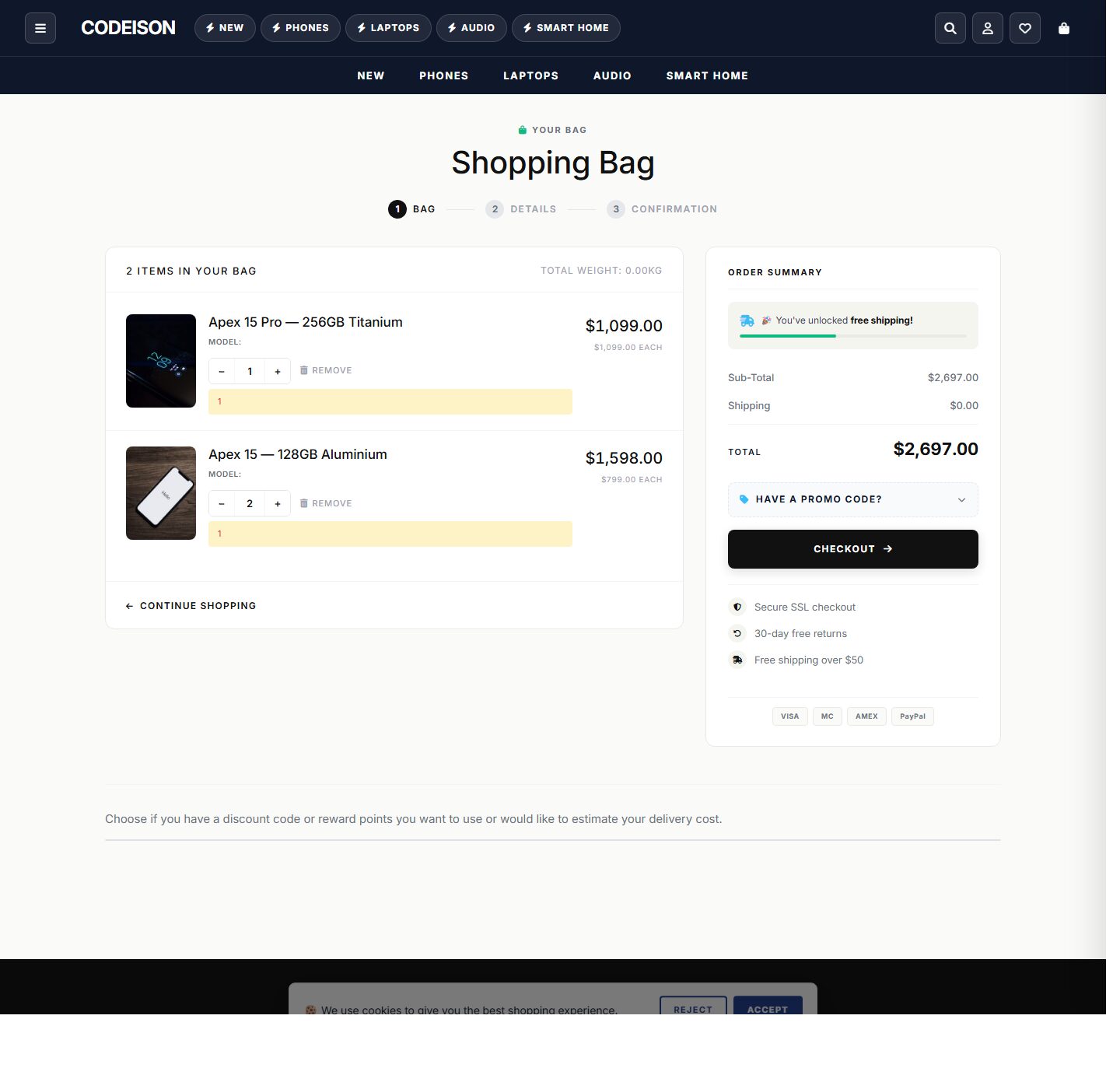 Electronics Tech: Bold-Style OpenCart Theme for Modern Electronics screenshot 4