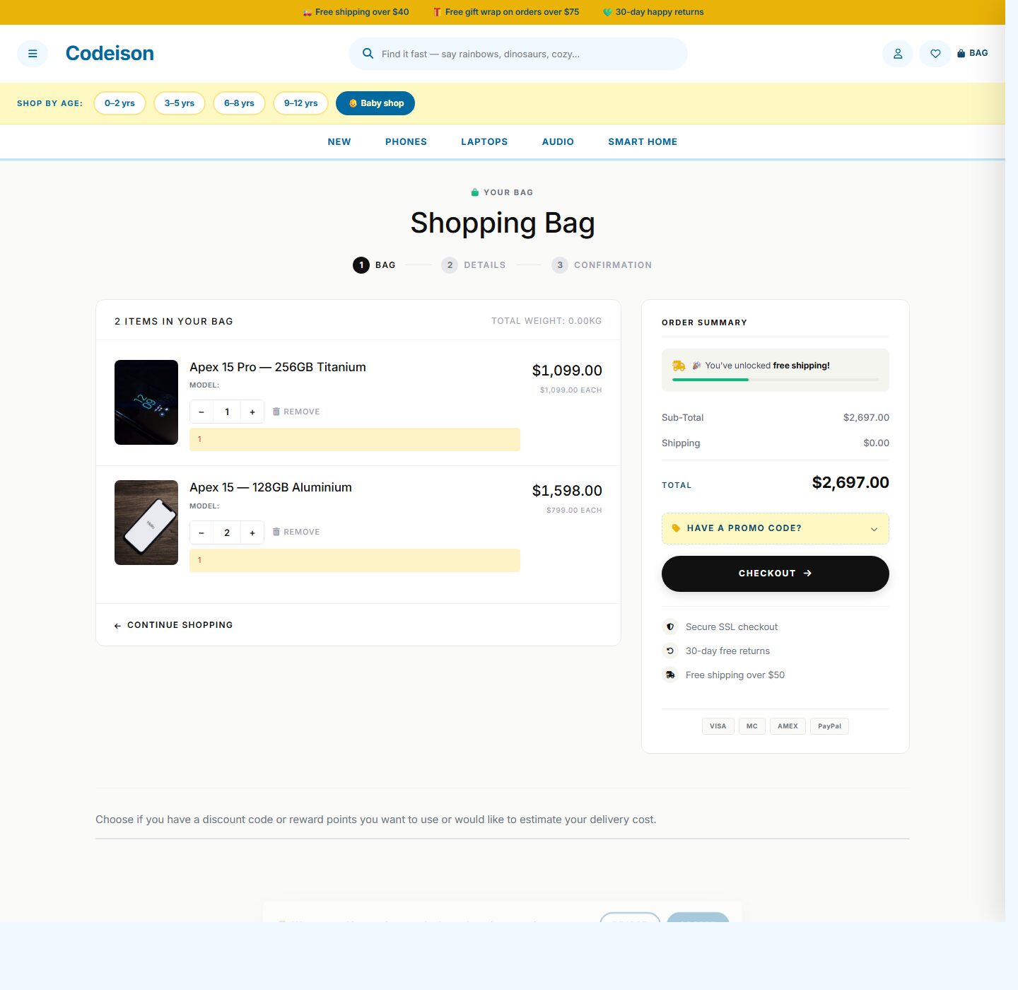 OpenCart 4 Electronics Template - Electronics Tech with Bright Header screenshot 4