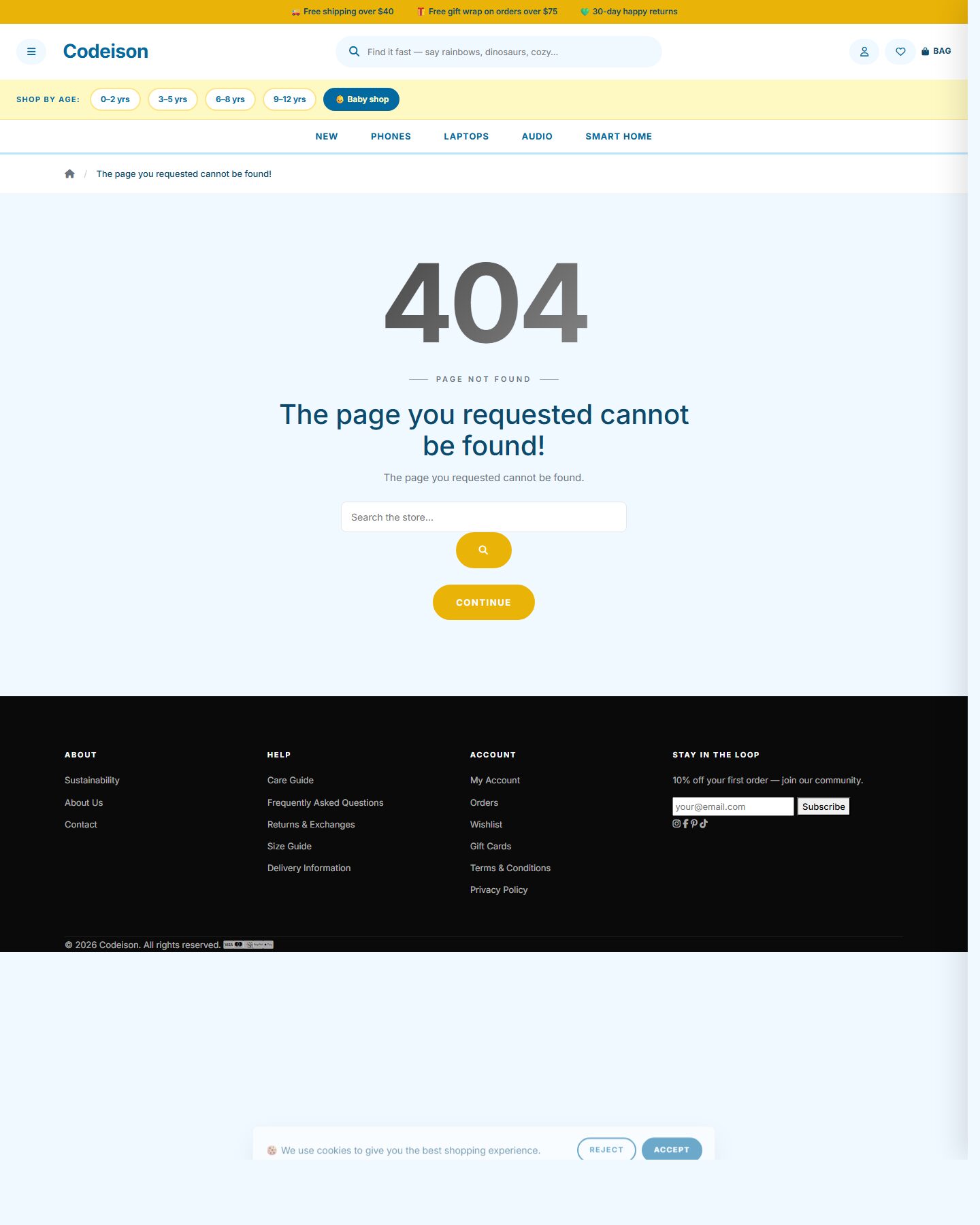 OpenCart 4 Electronics Template - Electronics Tech with Bright Header screenshot 2