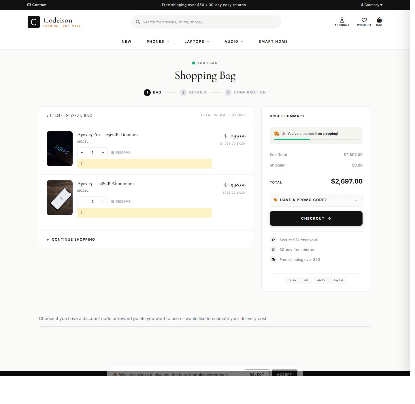 Electronics Boutique OpenCart Theme | Electronics Tech Classic Design screenshot 4
