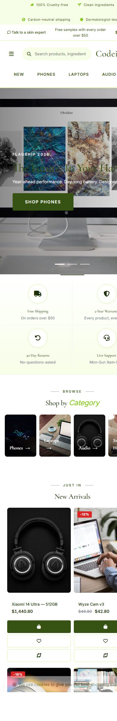 Clean Electronics Theme for OpenCart 4 - Electronics Tech Edition screenshot 6