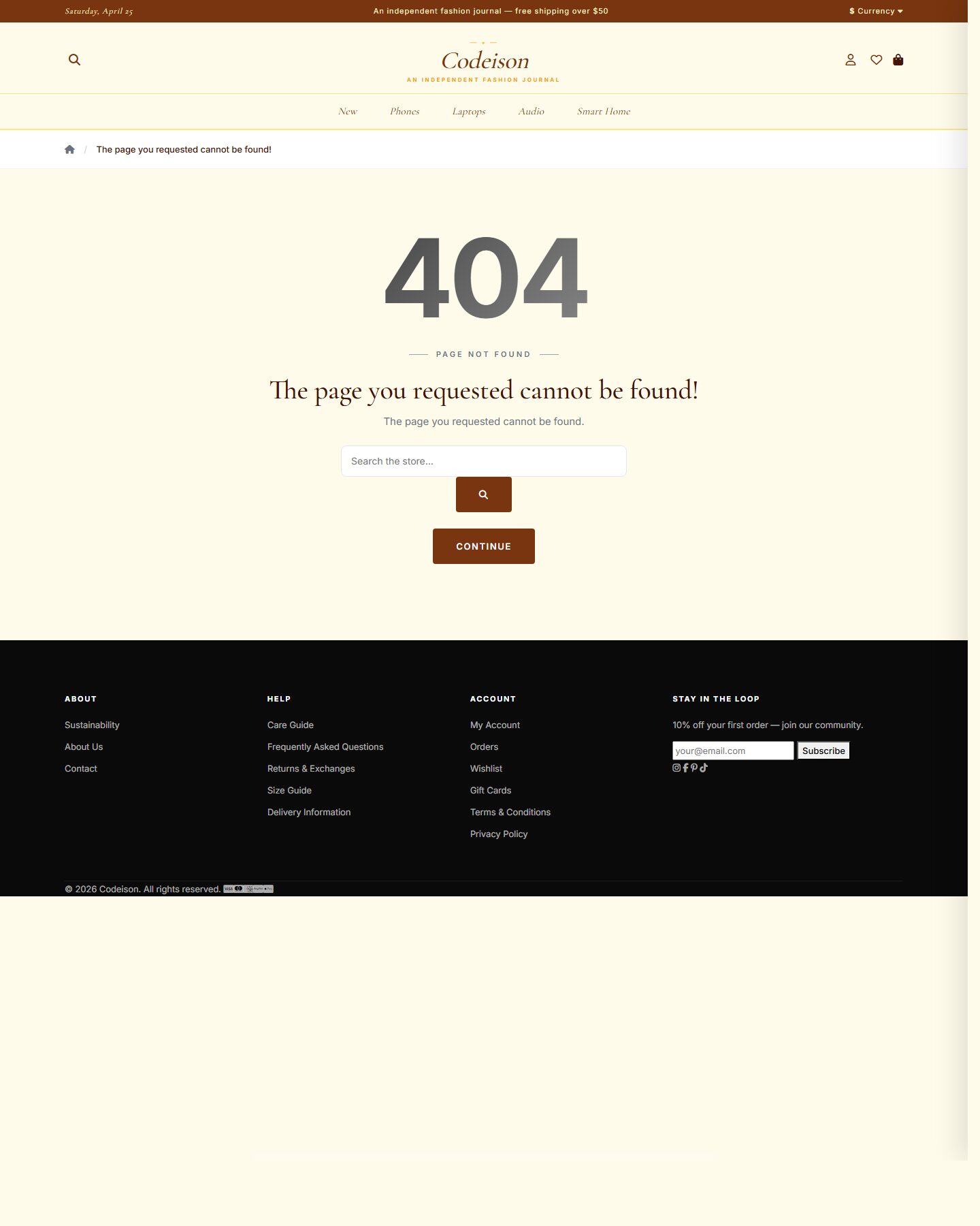OpenCart 4 Theme for Electronics: Electronics Tech Pack, Editorial Header screenshot 2