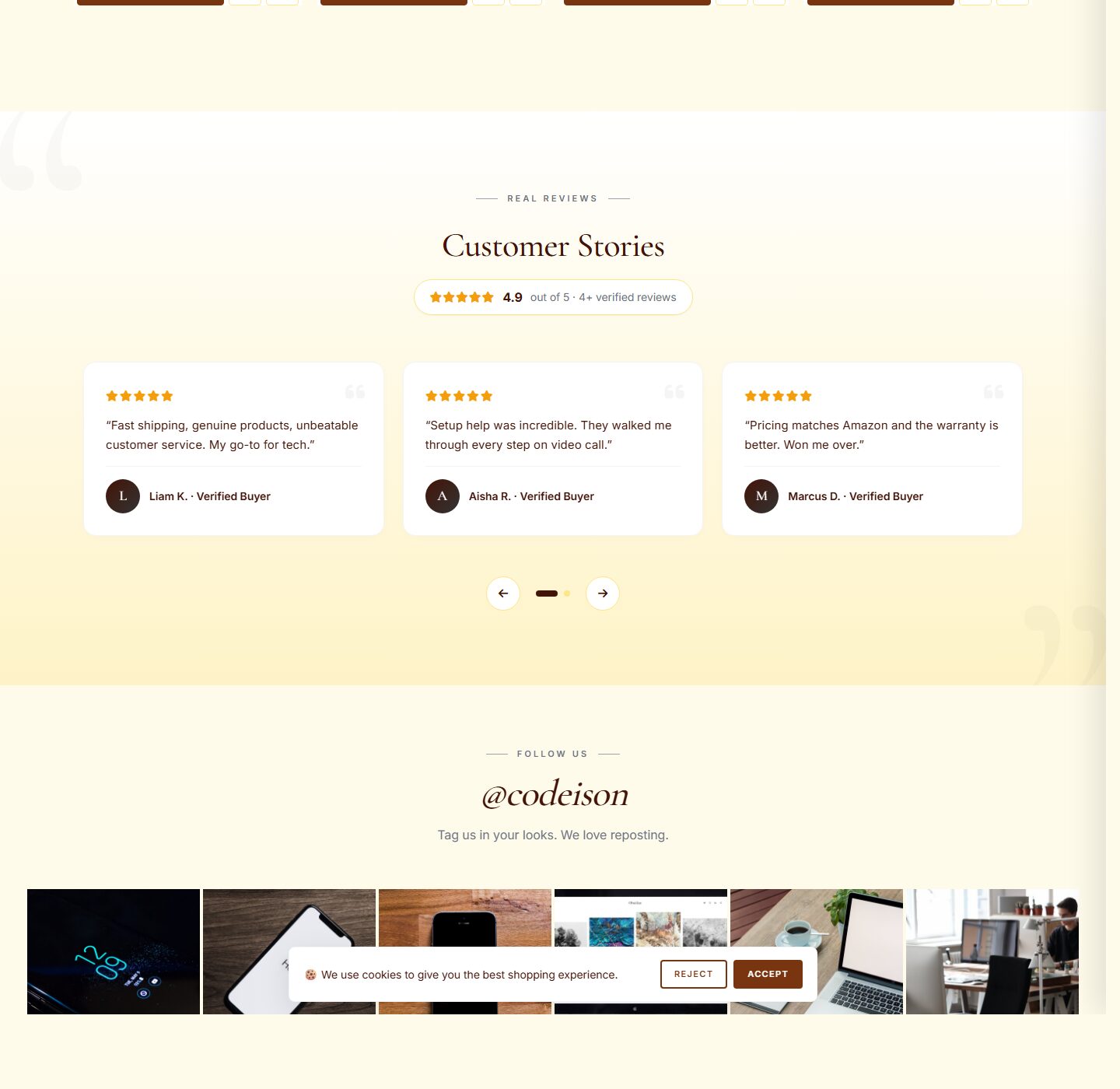 OpenCart 4 Theme for Electronics: Electronics Tech Pack, Editorial Header screenshot 5