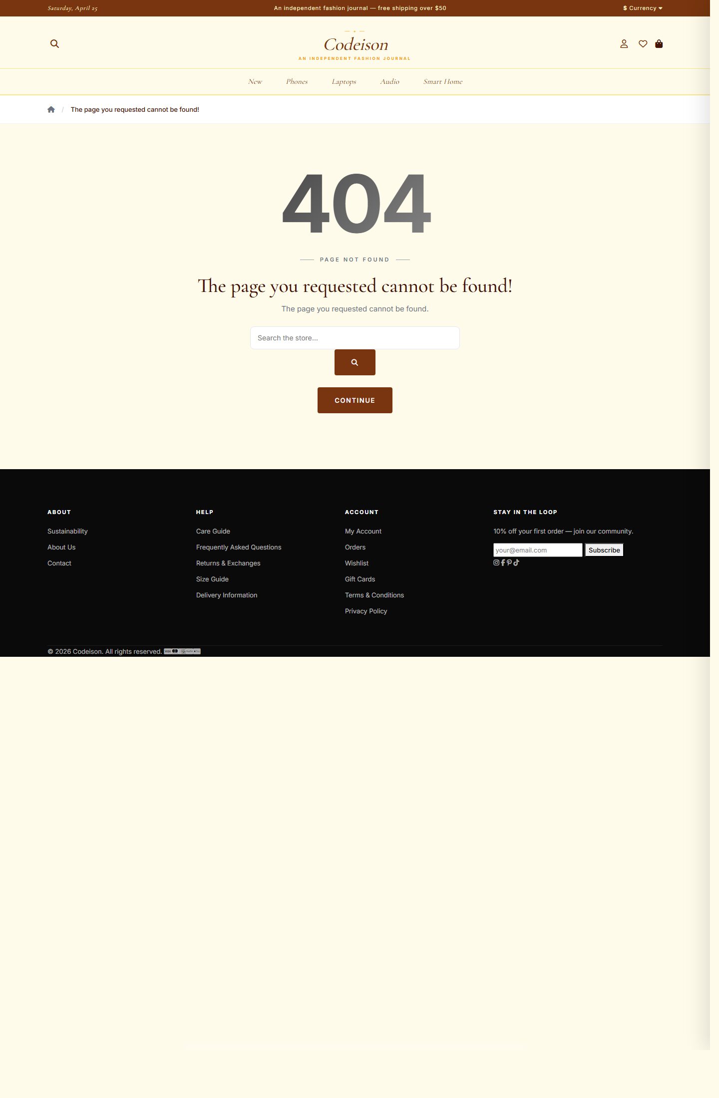 OpenCart 4 Theme for Electronics: Electronics Tech Pack, Editorial Header screenshot 3