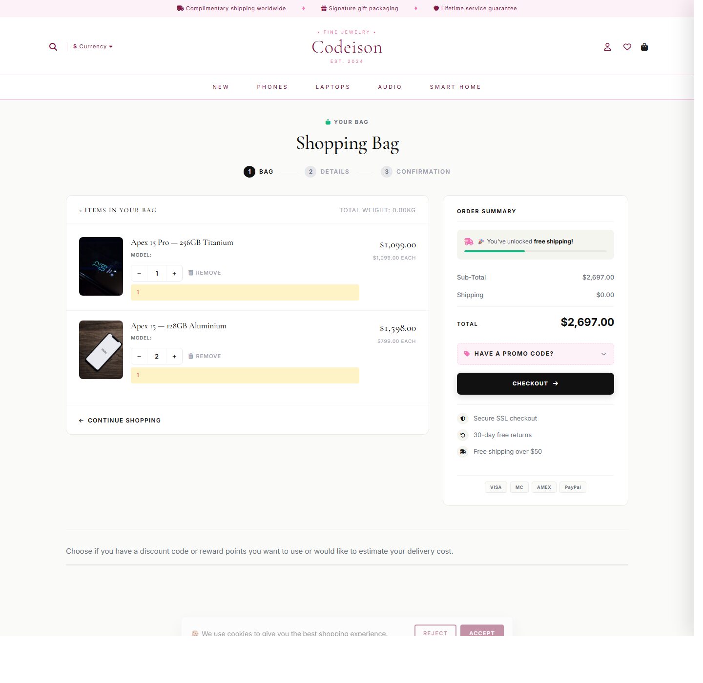 Mobile-First Electronics OpenCart Theme - Electronics Tech/Luxe screenshot 4