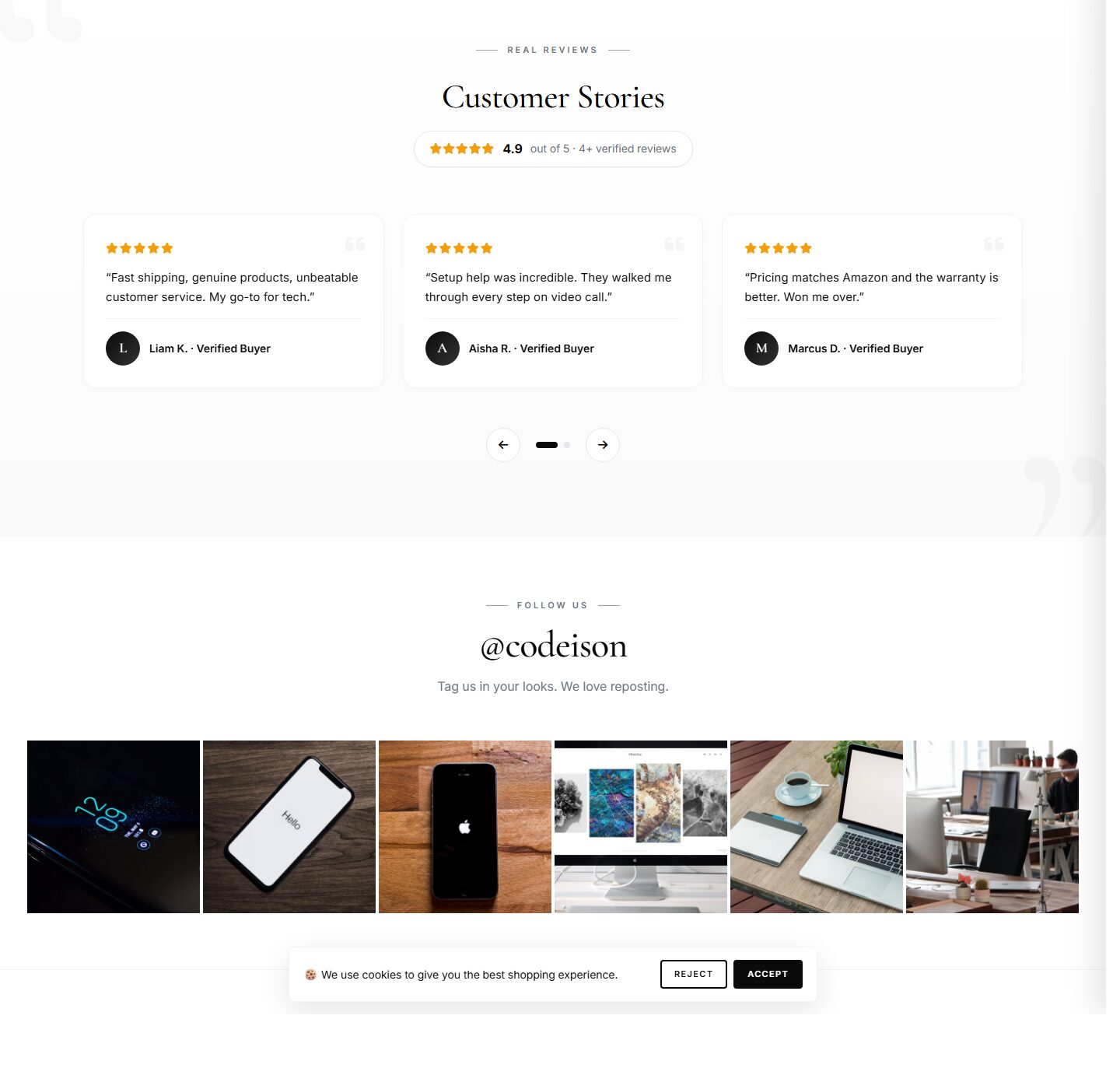 Conversion-Ready Electronics Theme - Electronics Tech Modern Edition screenshot 5