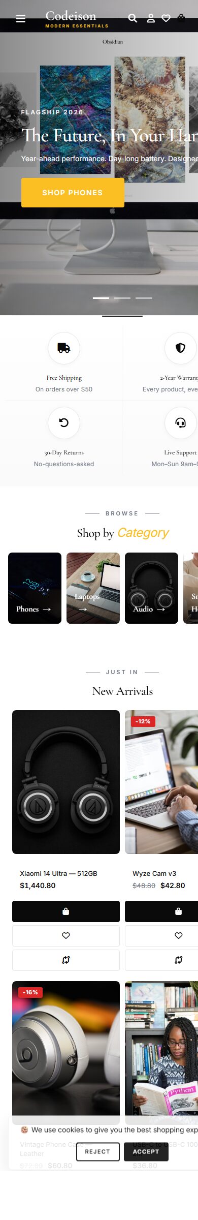 Conversion-Ready Electronics Theme - Electronics Tech Modern Edition screenshot 6