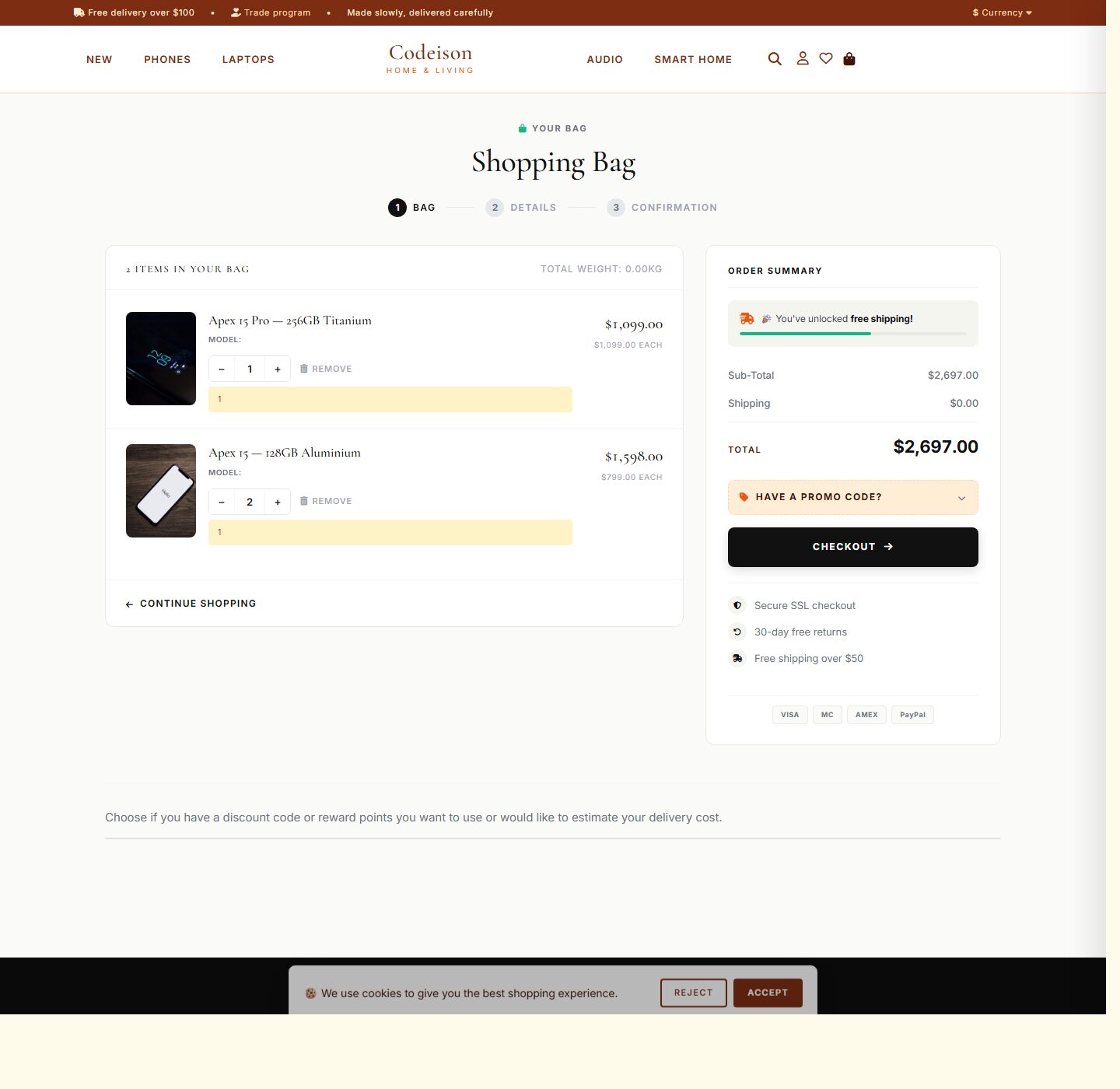 Premium Electronics Theme for OpenCart 4.1 | Electronics Tech Warm screenshot 4