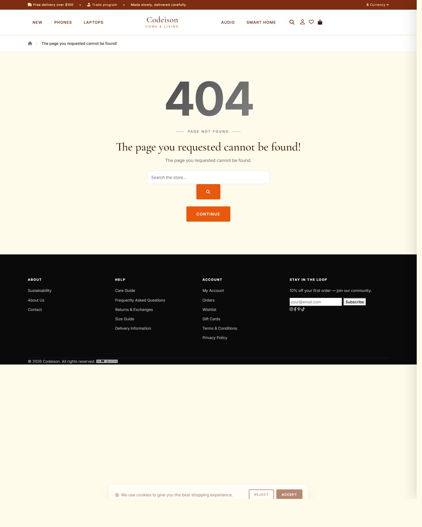 Premium Electronics Theme for OpenCart 4.1 | Electronics Tech Warm screenshot 2