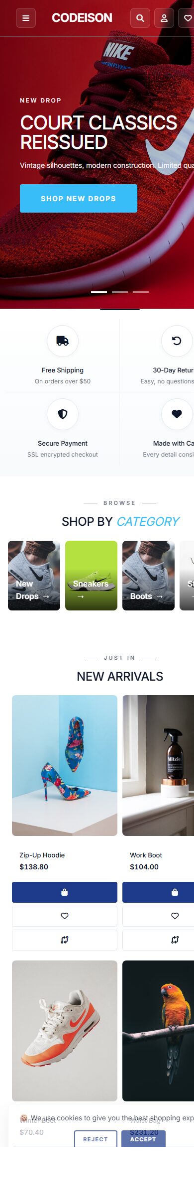 Launch a Footwear Store with Footwear Street - OpenCart 4 Bold Theme screenshot 6