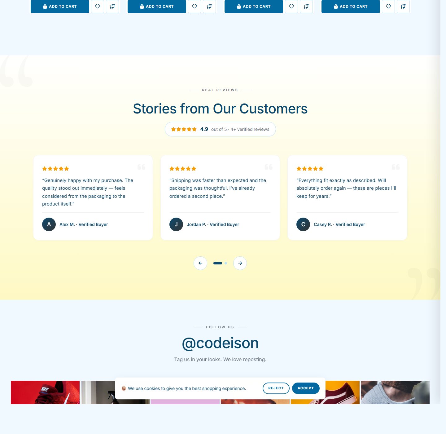 Footwear Street x Bright - Footwear OpenCart 4 Starter Theme screenshot 5