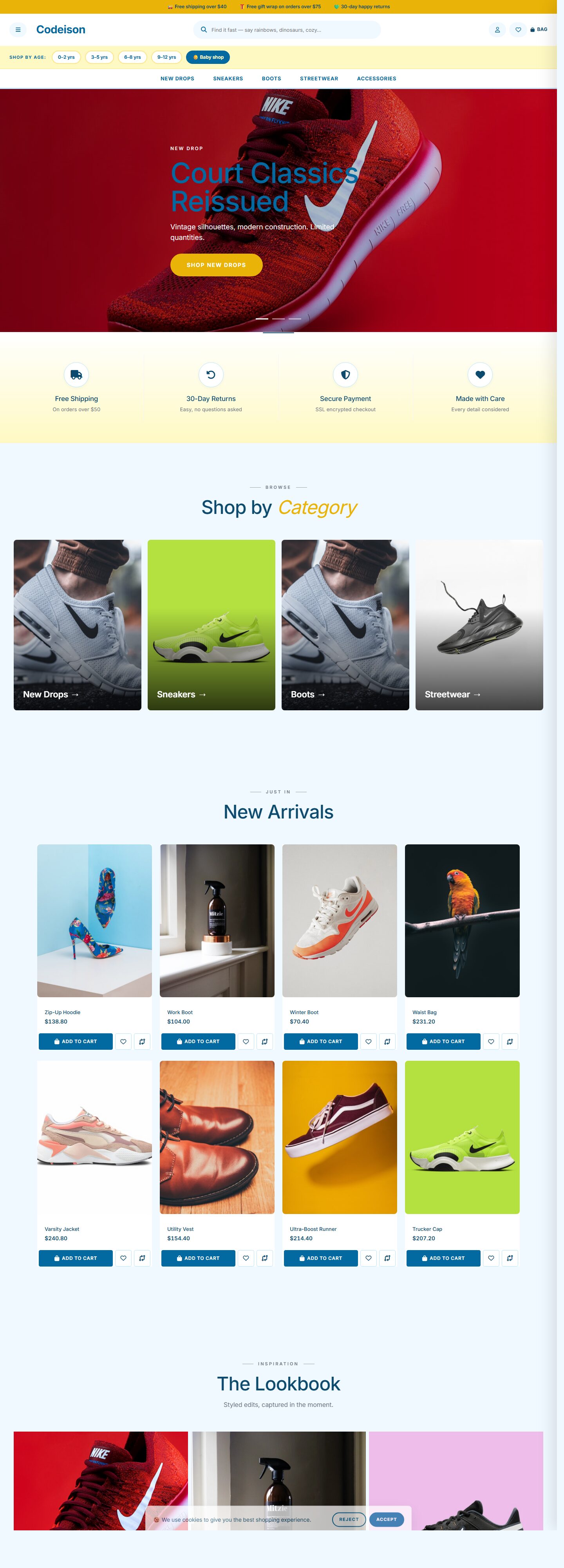 Footwear Street x Bright - Footwear OpenCart 4 Starter Theme