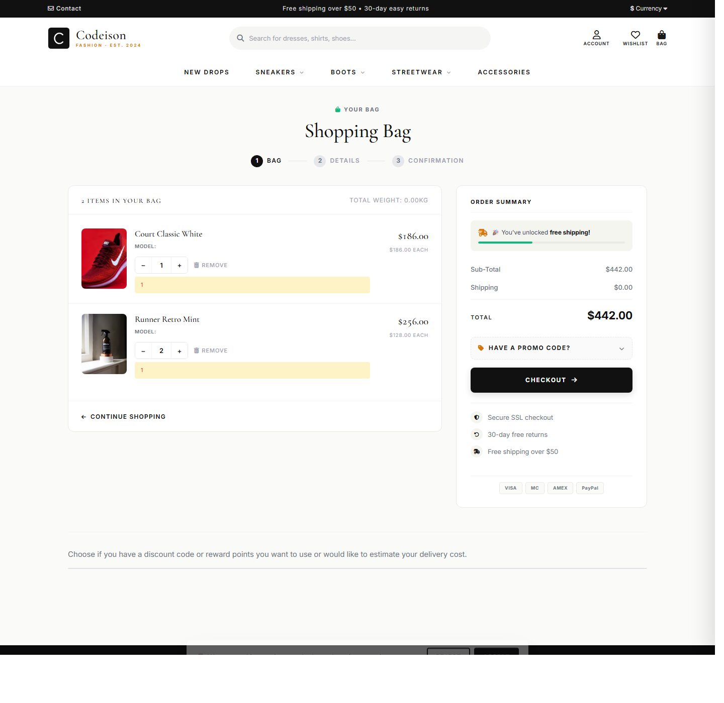 Footwear Street OpenCart 4 Theme - Classic Layout for Footwear Stores screenshot 4