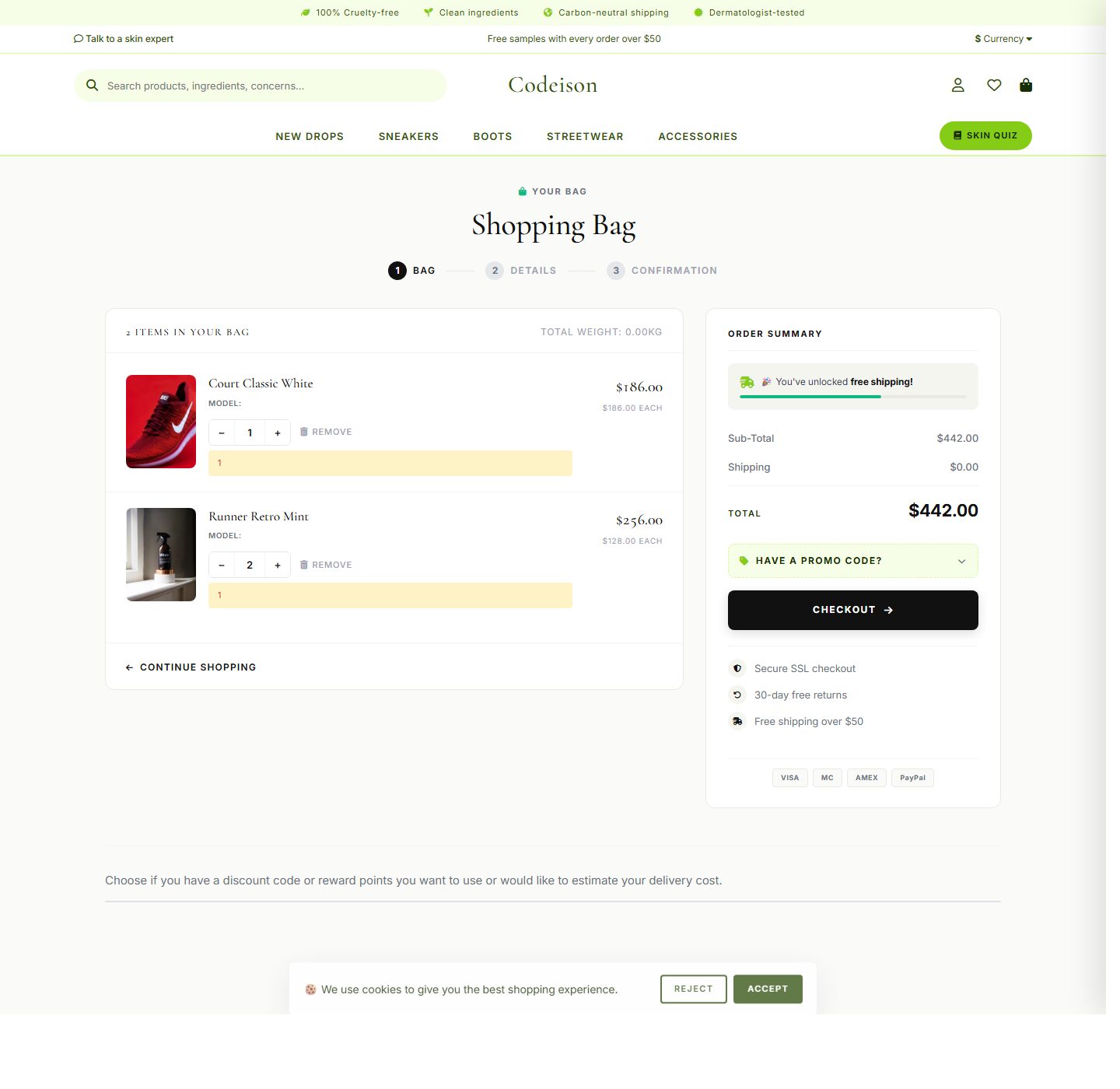 Sell Footwear Online: Footwear Street OpenCart 4 Theme (Clean Layout) screenshot 4
