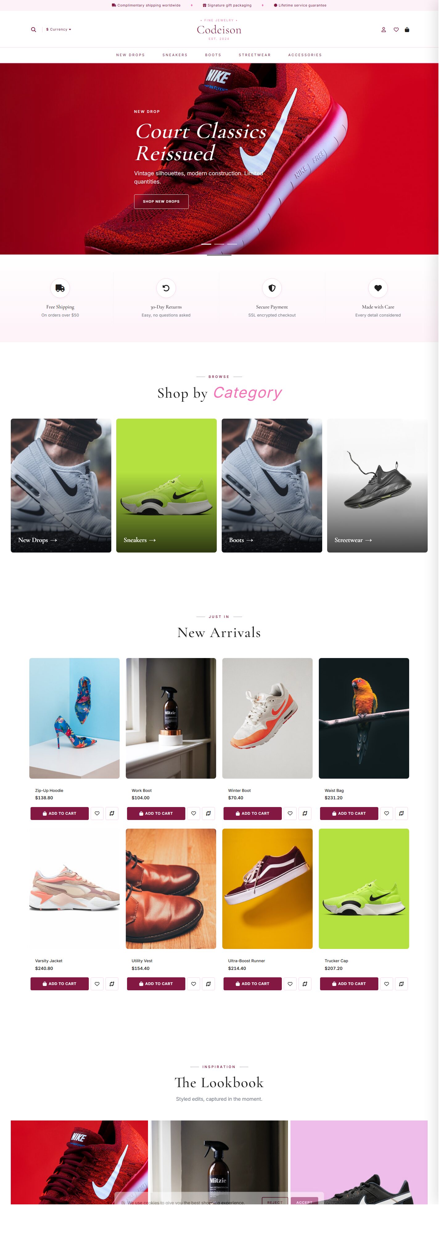 Footwear Street: Luxe-Style OpenCart Theme for Modern Footwear