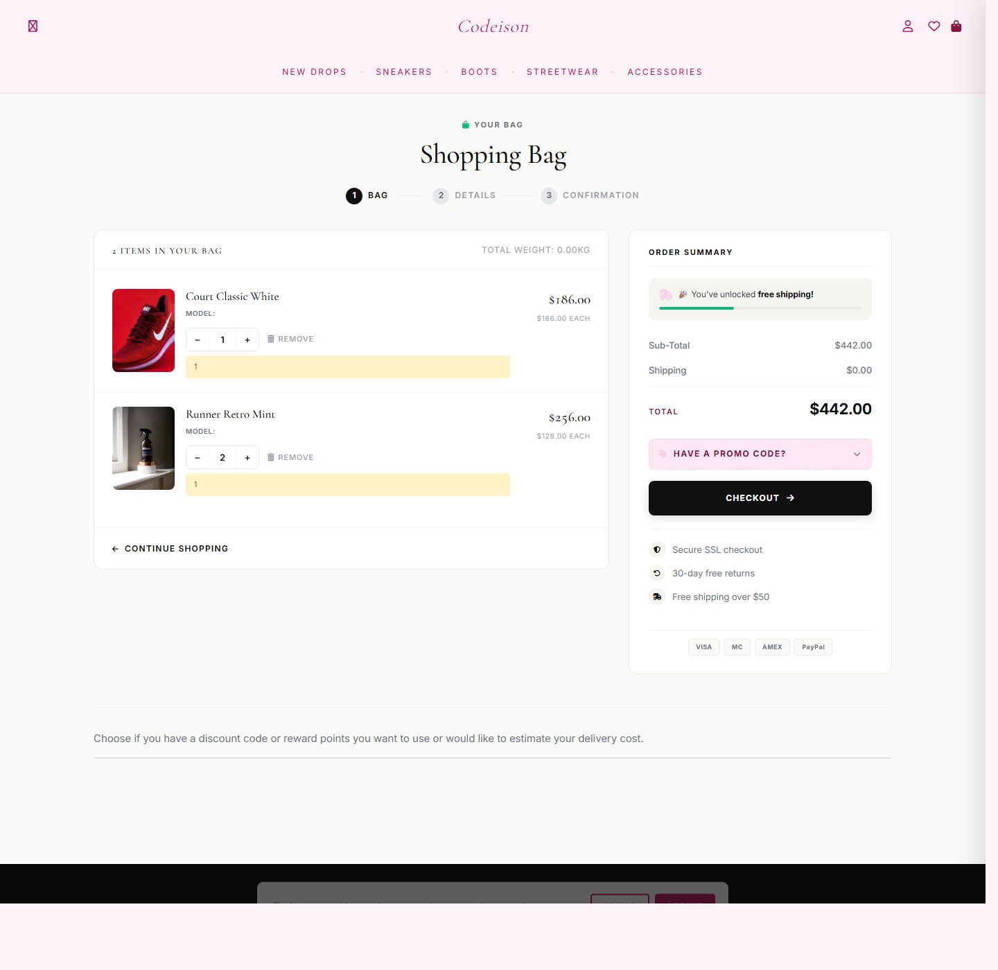 Footwear Storefront Theme - Footwear Street/Soft for OpenCart 4 screenshot 4