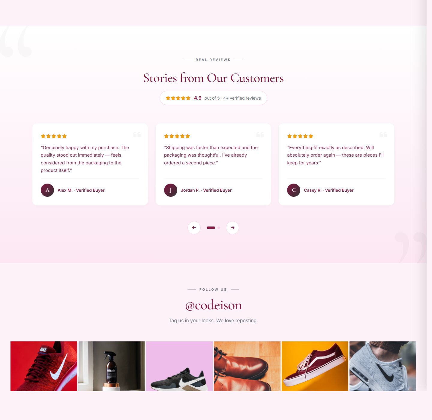 Footwear Storefront Theme - Footwear Street/Soft for OpenCart 4 screenshot 5