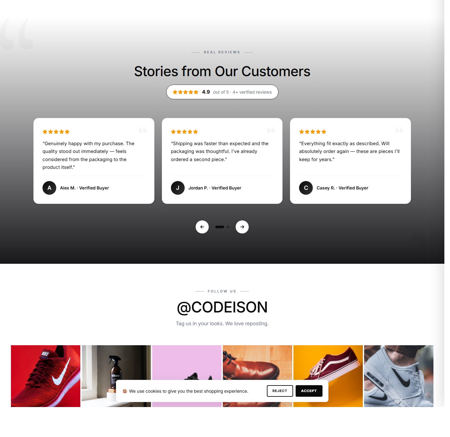 OpenCart 4 Footwear Template - Footwear Street with Street Header screenshot 5