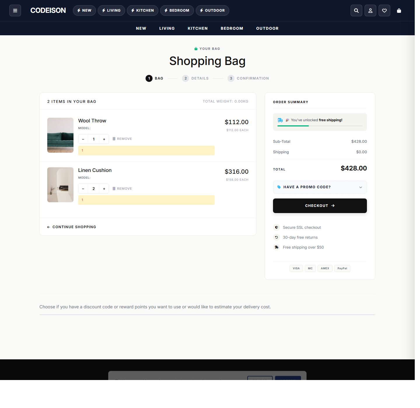 Homeware Warm: Bold-Style OpenCart Theme for Modern Homeware screenshot 4