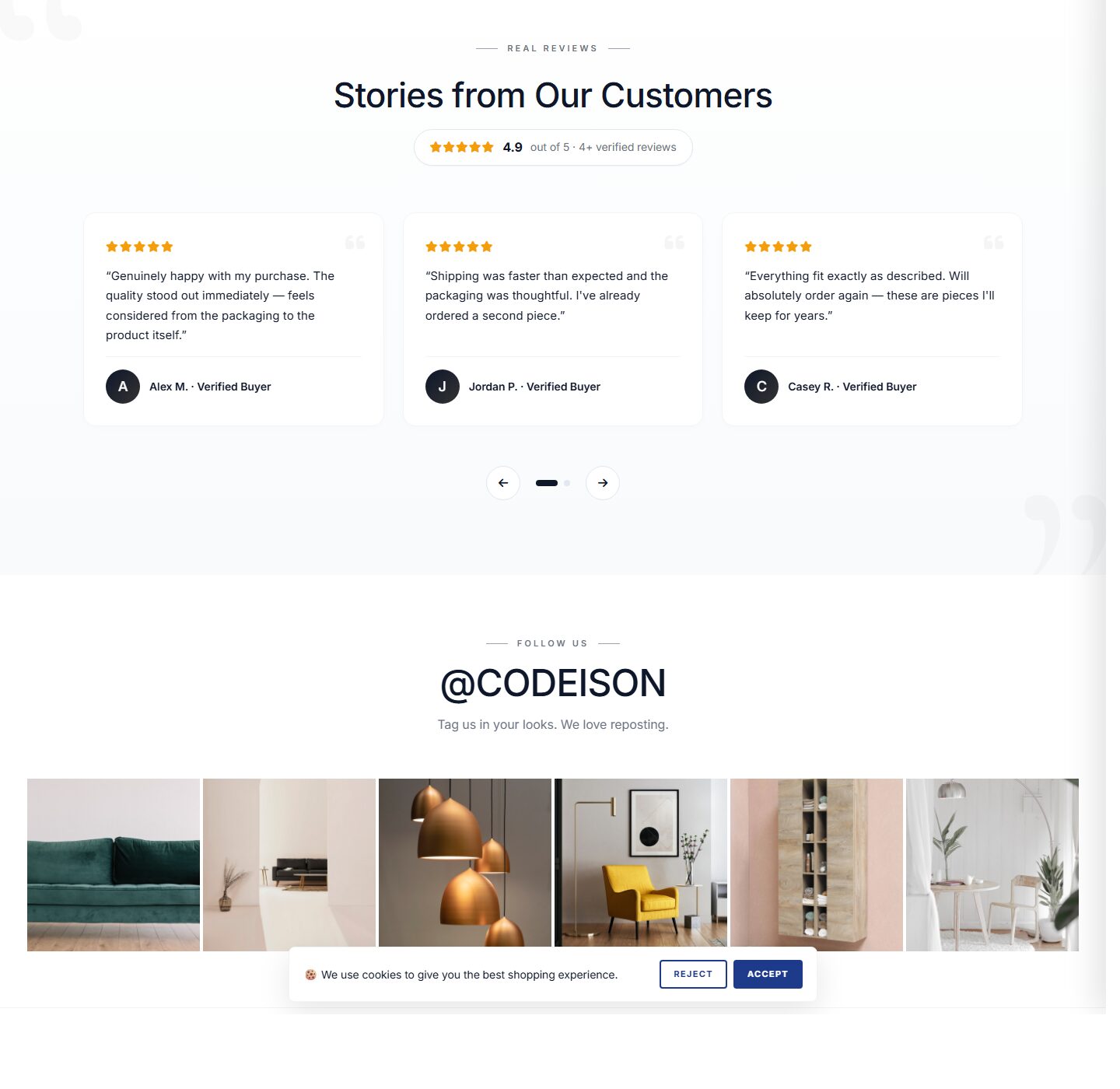 Homeware Warm: Bold-Style OpenCart Theme for Modern Homeware screenshot 5